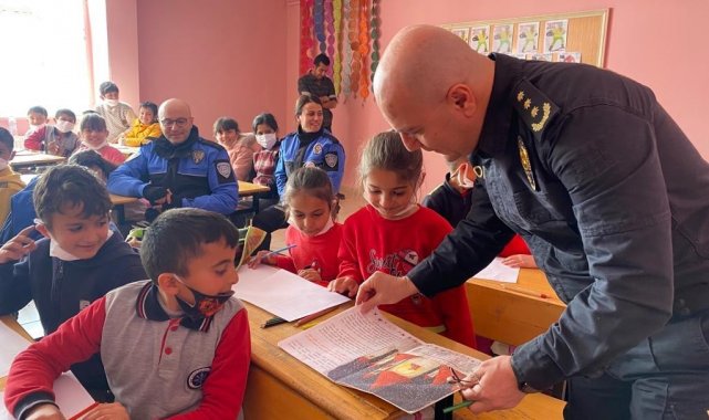 Hakkari polisinden öğrencilere 'rol model' ziyareti