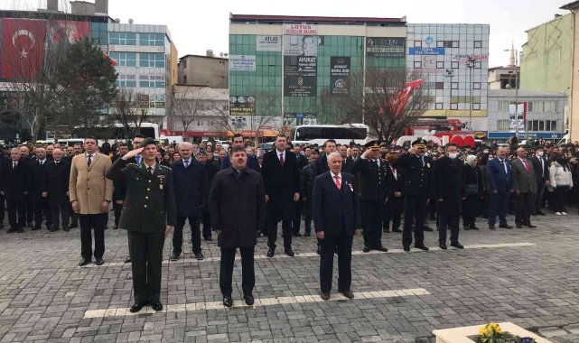 Iğdır'da Çanakkale Zaferi'nin 107. yıldönümü dolayısıyla tören düzenlendi