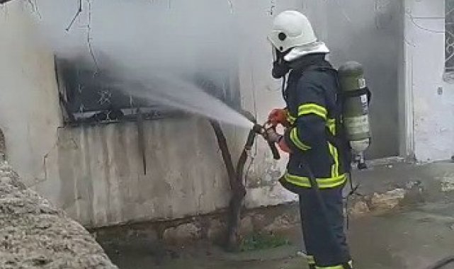 İkamet yangını korkuttu