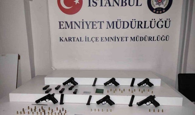 İstanbul'da yasa dışı silah ticareti operasyonu: 4 gözaltı