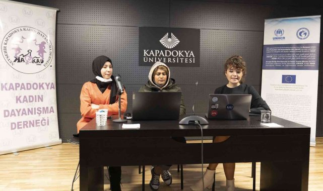 Kapadokya Üniversitesi'nde "Kadın ve Yaşam El Ele" söyleşisi yapıldı