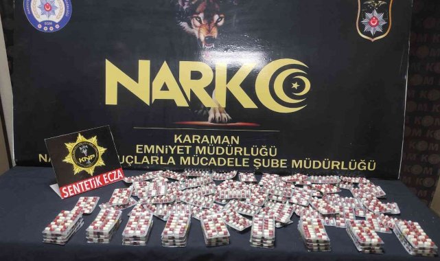 Karaman'da 2 kişi uyuşturucudan tutuklandı