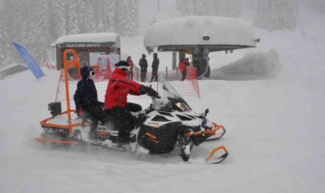 Kastamonu'da sis ve kar etkili oluyor