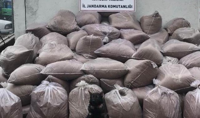 Kayseri'de 3 ton 450 kilo kaçak tütün ele geçirildi