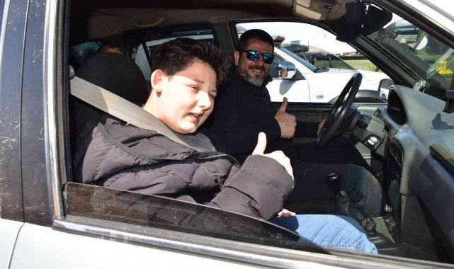 Kepez'de özel çocuklara Off-Road turu