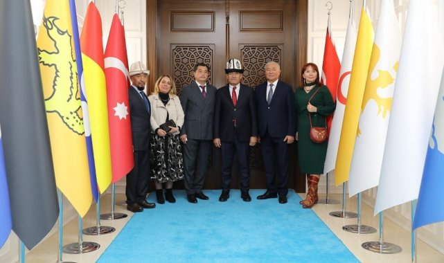 Kırgızistan heyetinden Başkan Güder'e kardeşlik ziyareti