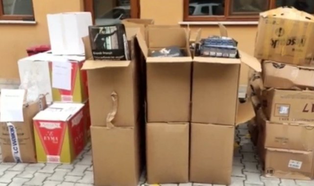Konya'da 30 adrese kaçak tütün operasyonu: 38 gözaltı