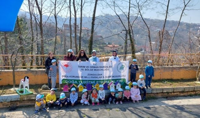Kuş evleri rengârenk boyandı, okul bahçesine sebze fideleri dikildi