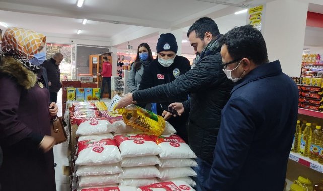 Kütahya'da "Stokçuluk" ve "Fahiş fiyat" denetimi