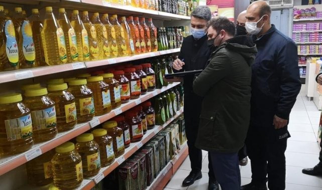 Marketlerde "fahiş fiyat" ile "stokçuluk" denetimi yapıldı