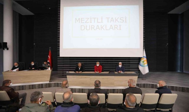 Mezitli'de taksi duraklarına yeni düzenleme geliyor