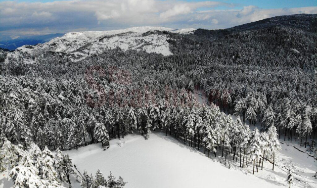 Muğla'da Kar Kalınlığı 30 Santimetreye kadar Ulaştı