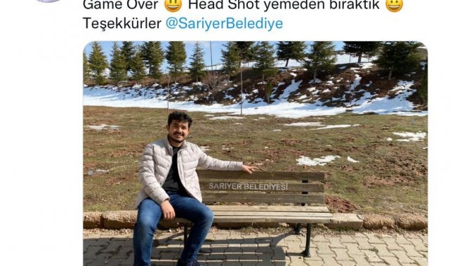 Öğrenciler ile belediye arasında gündem olan bank yerine kondu