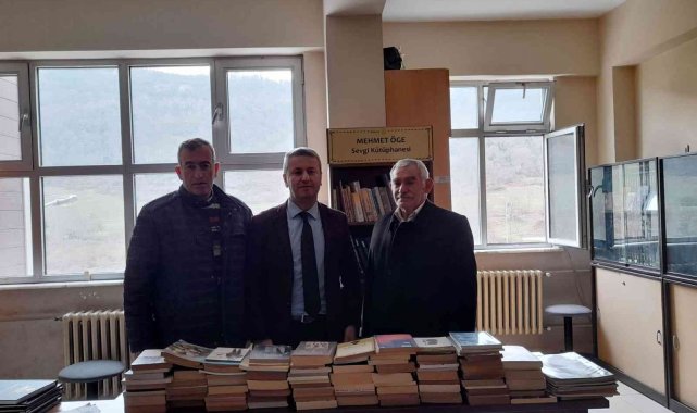 Okurseverlerden öğrencilerin kütüphanesine destek