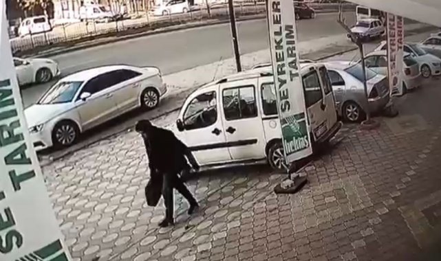 Otomobilden 150 bin lira değerinde makine parçalarını çalan hırsız yakalandı