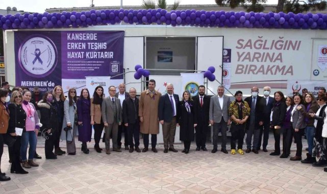 "Menemen'de Hayata Zaman Tanı" sloganıyla kanser taramaları başladı