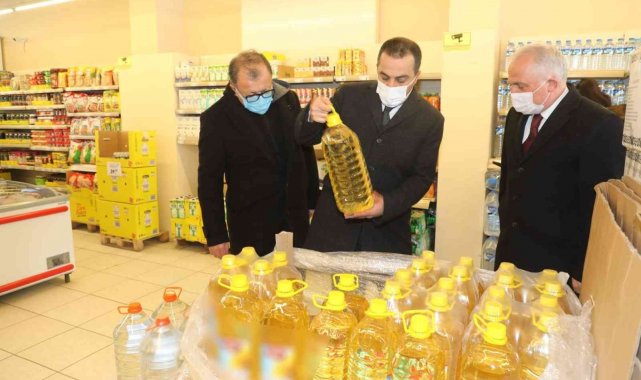 Vali Öksüz'den sıvı yağ denetimi