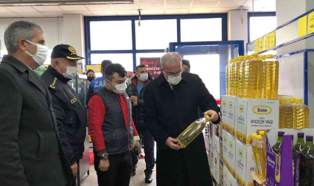 Vali Toraman'dan fahiş fiyat ve stok denetimi