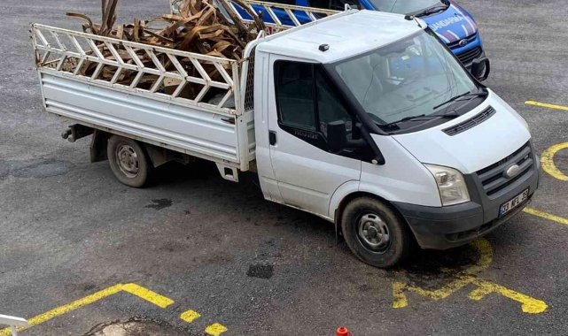 Yarım tonu geçkin demir çaldı, 2 bin 600 liraya hurdacıya sattı