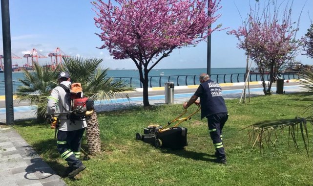 Akdeniz'de parklar bahara hazırlanıyor