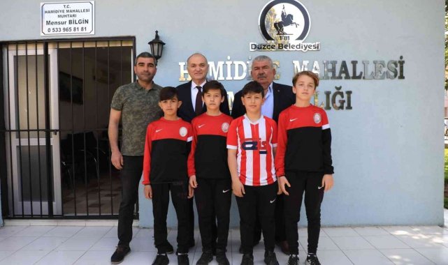 Başkan Özlü'den, amatör spor kulüplerine destek