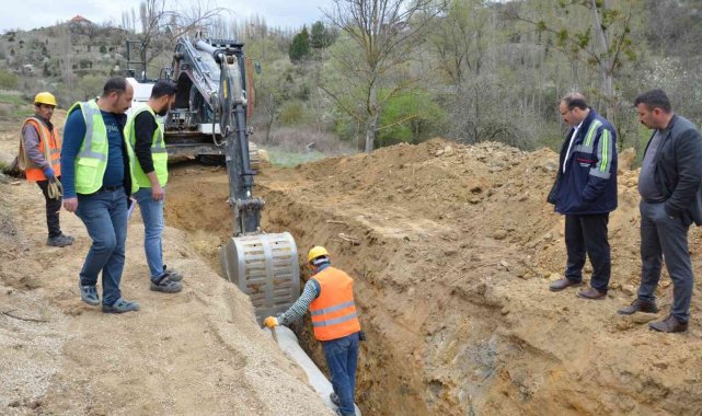 Emet'te alt yapı çalışmaları başladı