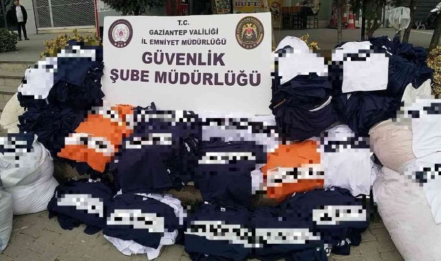 Gaziantep'te 1 milyon TL değerinde taklit ürün ele geçirildi