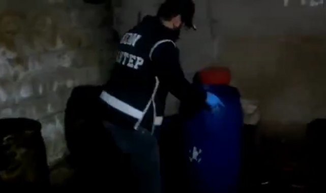 Gaziantep'te 2 bin litre kaçak akaryakıt ele geçirildi