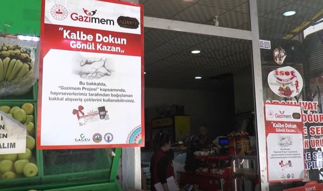 Gaziantep'te 40 bin aileye 15 milyon liralık "Bakkal Çeki" dağıtıldı