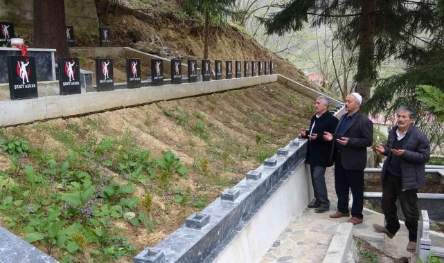 Giresun'da Harşit Çayı şehitlerine vefa