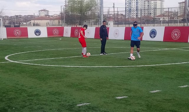 Görme Engelliler B1 Futbol Milli Takımı Kayseri'de kamp yapıyor