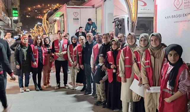Hakkari'de kan bağışı kampanyası