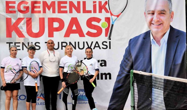 Konyaaltı'nda rekor katılımlı tenis turnuvası