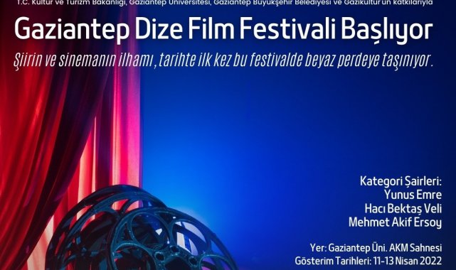 "Gaziantep dize film festivali" başlıyor