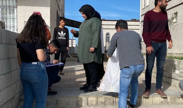 Samsat'ta ihtiyaç sahibi ailelere Ramazan desteği