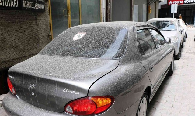Samsun'da çamur yağdı