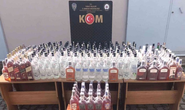 Tokat'ta sahte içki operasyonu: 4 gözaltı