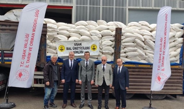 Uşak'ta arı üreticilerine toz şeker desteği verildi