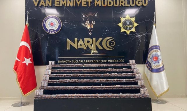 Van'da 28 bin 80 adet sentetik ecza ele geçirildi