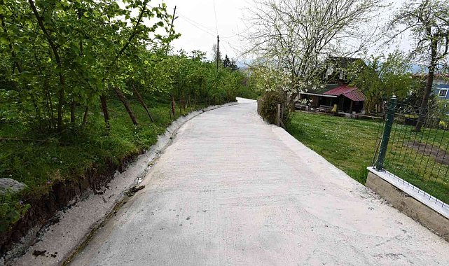 Altınordu'da 33 mahalle beton hizmetine kavuştu