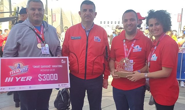 Azerbaycan'da düzenlenen TEKNOFEST'ten İzmir'e ödül