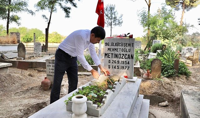 Başkan Özcan 'Ülkücü Şehitleri Anma Günü' dolayısıyla kabir ziyareti gerçekleştirdi