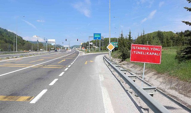 Bolu Dağı Tüneli'nin İstanbul yönü 35 gün trafiğe kapatıldı