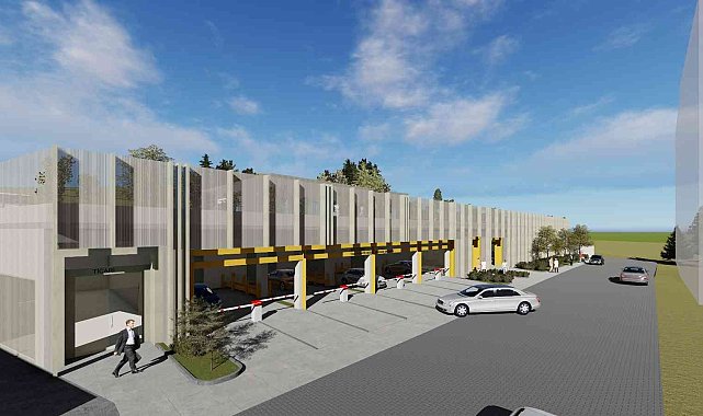 Havza Mekanik Katlı Otoparkı'nın yüzde 80'i tamam
