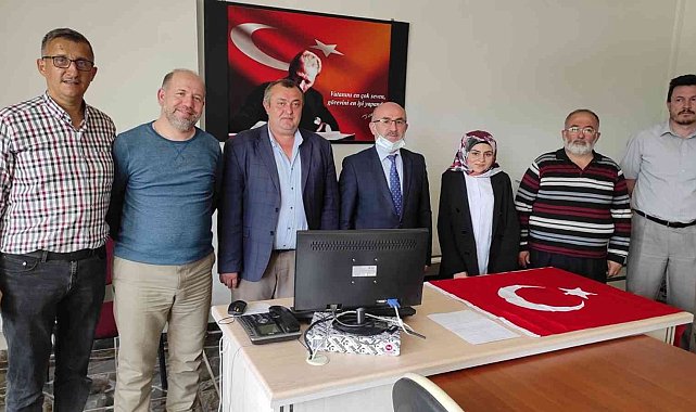 Hisarcık MEM'de asaleti onaylanan ilk kadın memur yemin etti