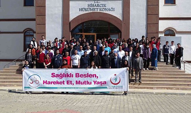 Hisarcık'ta "İşimiz Çinicilik, Aşımız Cimcik, Suyumuz İncik, Hadi Yürüyem Şimcik" mottolu yürüyüş