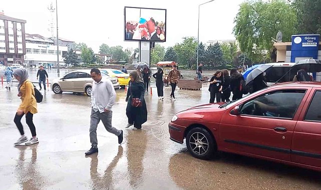 Kırıkkale'de sağanak yağış ve dolu etkili oldu