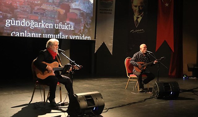 Marmaris'teki 19 Mayıs etkinlikleri Grup Gündoğarken'in müzikli oyunu ile final yaptı
