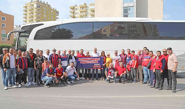 Mersin'den Ankara'ya binlerce taraftar gitti