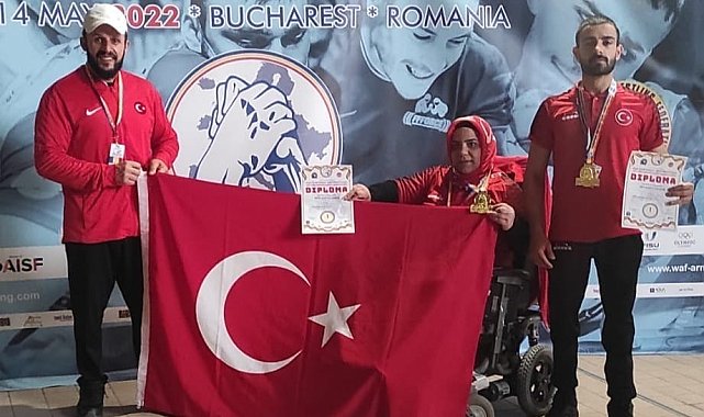 Milli bilek güreşçilerinden Romanya'da resital